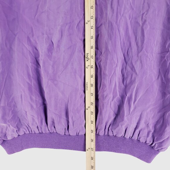 Vintage Alan Stuart Bomber Jacket Lightweight Made In USA Mens Sz XL - Picture 4 of 8